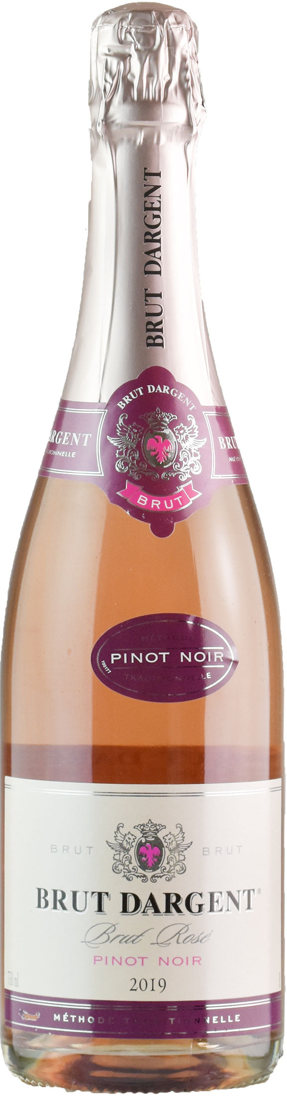 Maison du Vigneron Pinot Noir Brut Dargent Methode Traditionelle Brut Rosé 2019