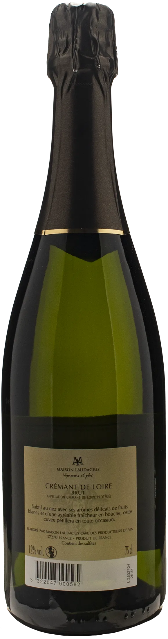 Maison Laudacius Gabrielle d'Estrees Cremant de Loire Brut