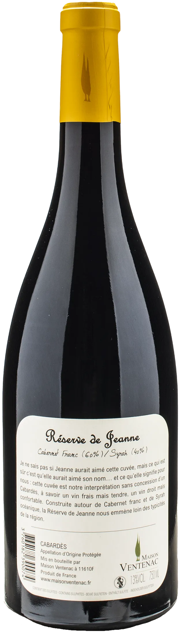 Maison Ventenac Reserve de Jeanne 2019