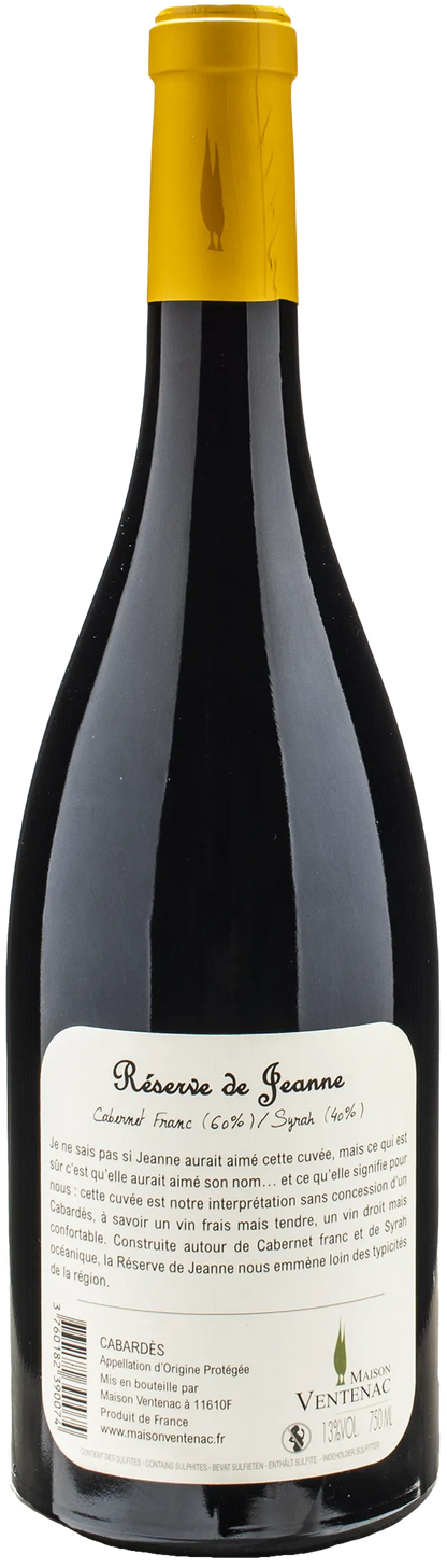 Maison Ventenac Reserve de Jeanne 2019