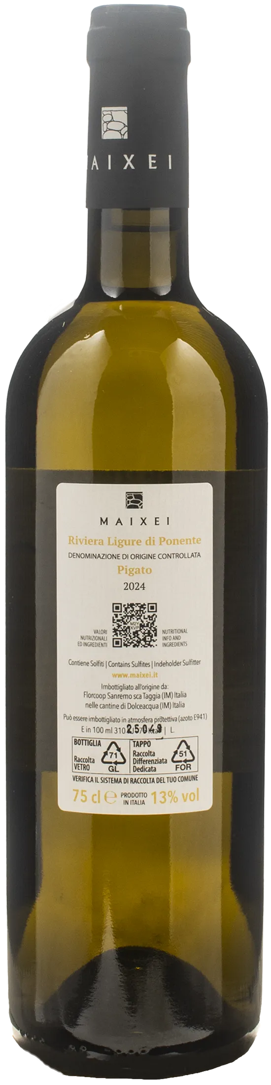 Maixei Riviera Ligura Ponente Pigato 2024