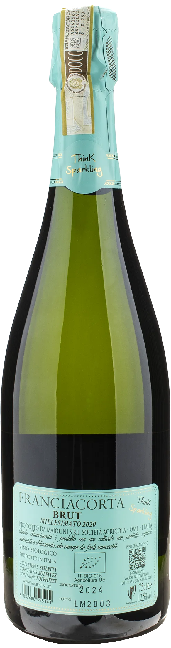 Majolini Franciacorta Brut Vintage Millesimato 2020