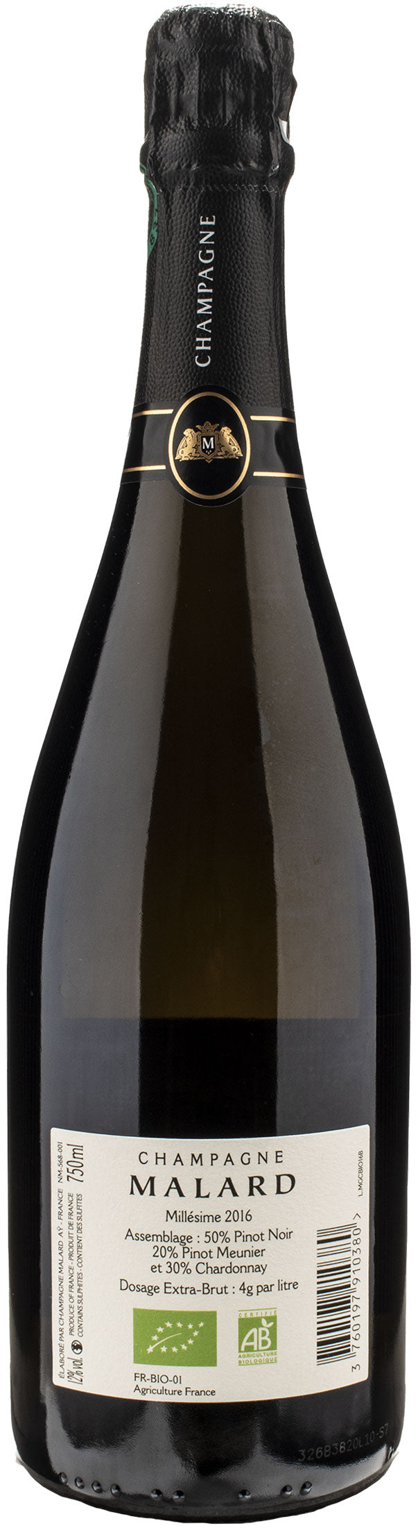 Malard Champagne Millesime Extra Brut 2016