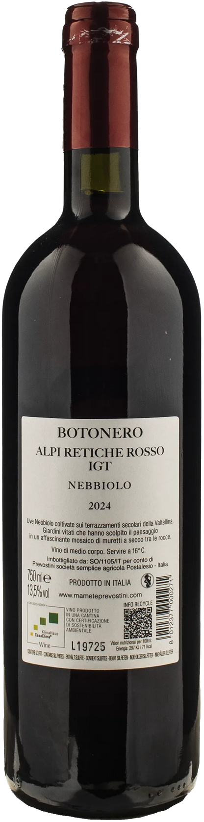 Mamete Prevostini Alpi Retiche Botonero Nebbiolo 2024
