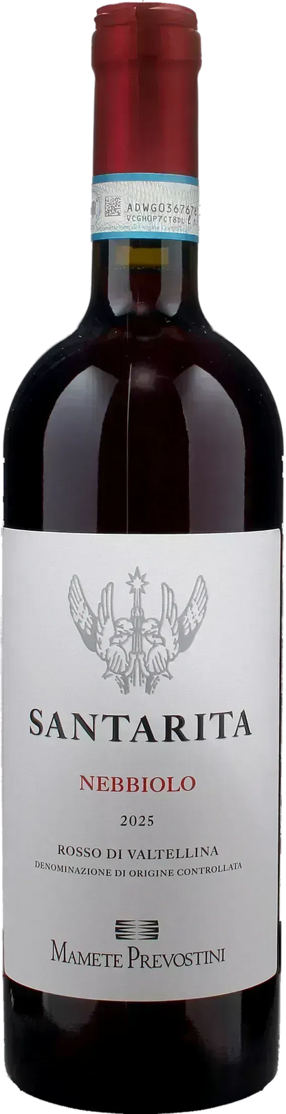 Mamete Prevostini Rosso di Valtellina Nebbiolo Santarita 2025