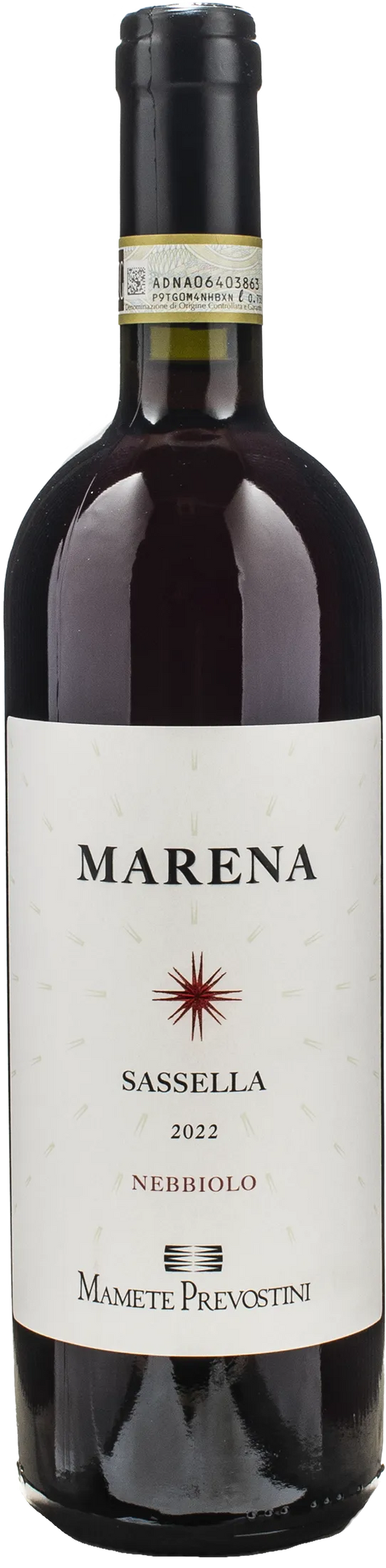 Mamete Prevostini Sassella Nebbiolo Valtellina Superiore Marena 2022