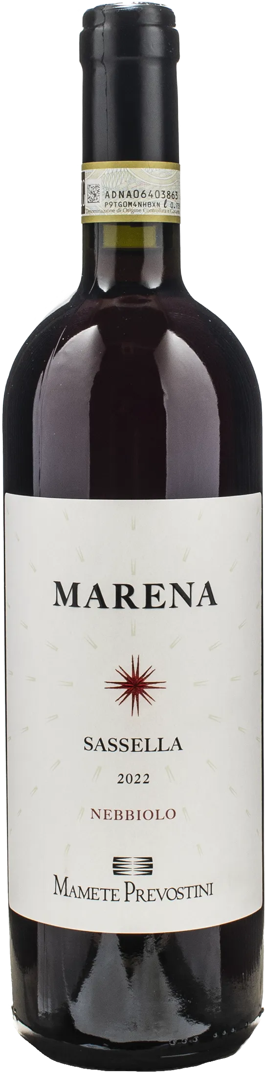 Mamete Prevostini Sassella Nebbiolo Valtellina Superiore Marena 2022