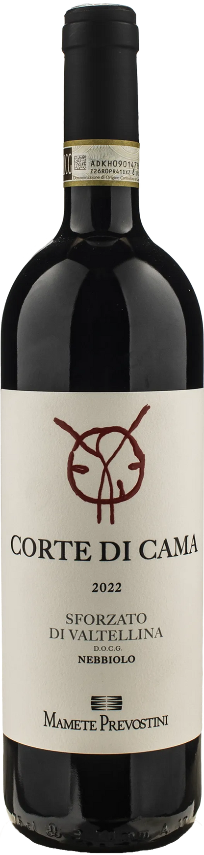 Mamete Prevostini Sforzato Di Valtellina Nebbiolo Corte di Cama 2022