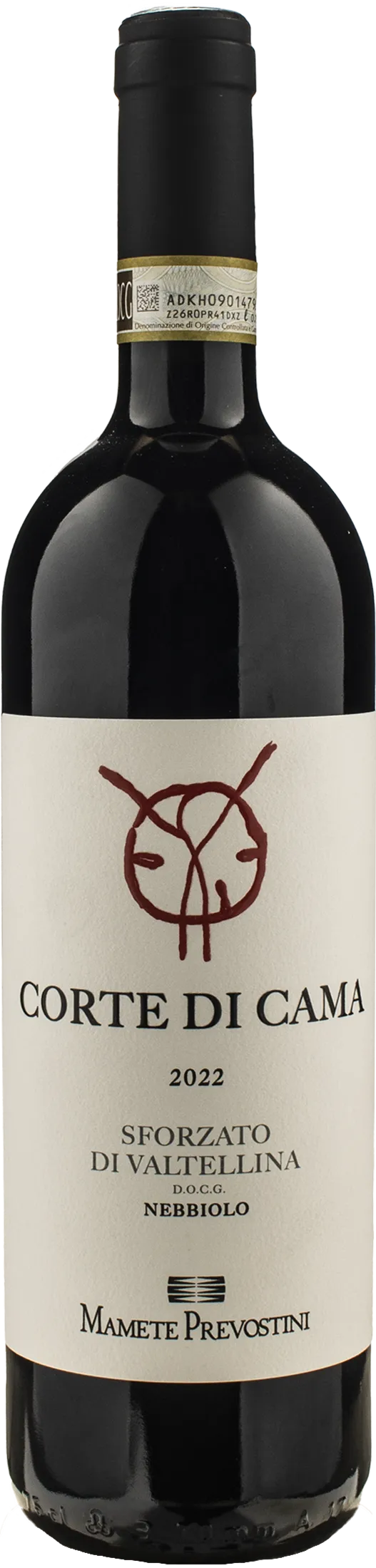Mamete Prevostini Sforzato Di Valtellina Nebbiolo Corte di Cama 2022