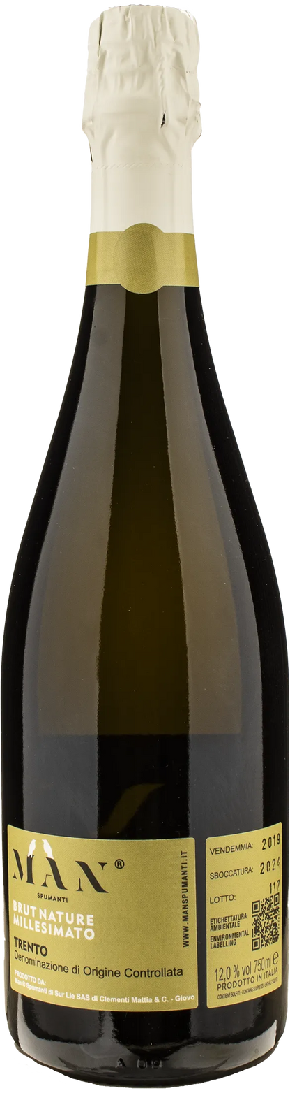 Man Trento Blanc de Blancs Brut Nature Millesimato 2019