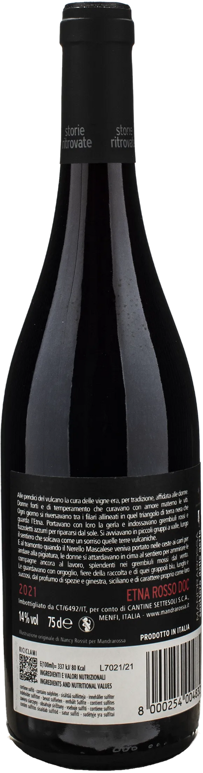 Mandrarossa Etna Rosso Sentiero delle Gerle 2021