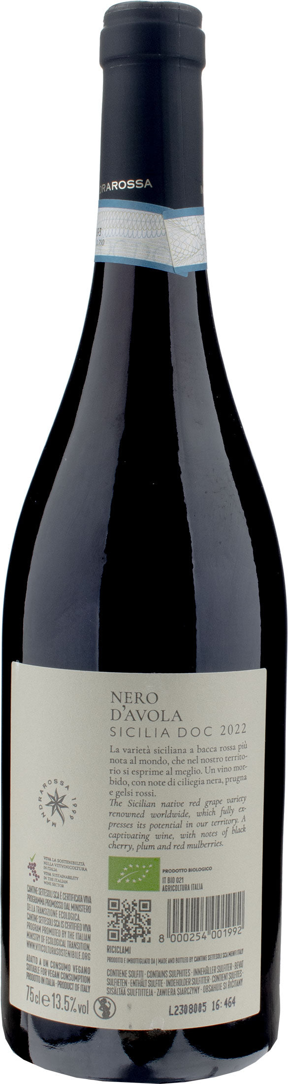 Mandrarossa Nero d'Avola 2022