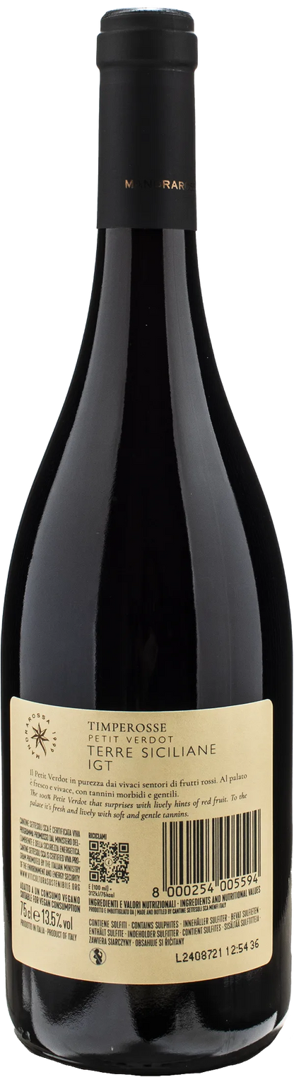 Mandrarossa Petite Verdot Timperosse 2023