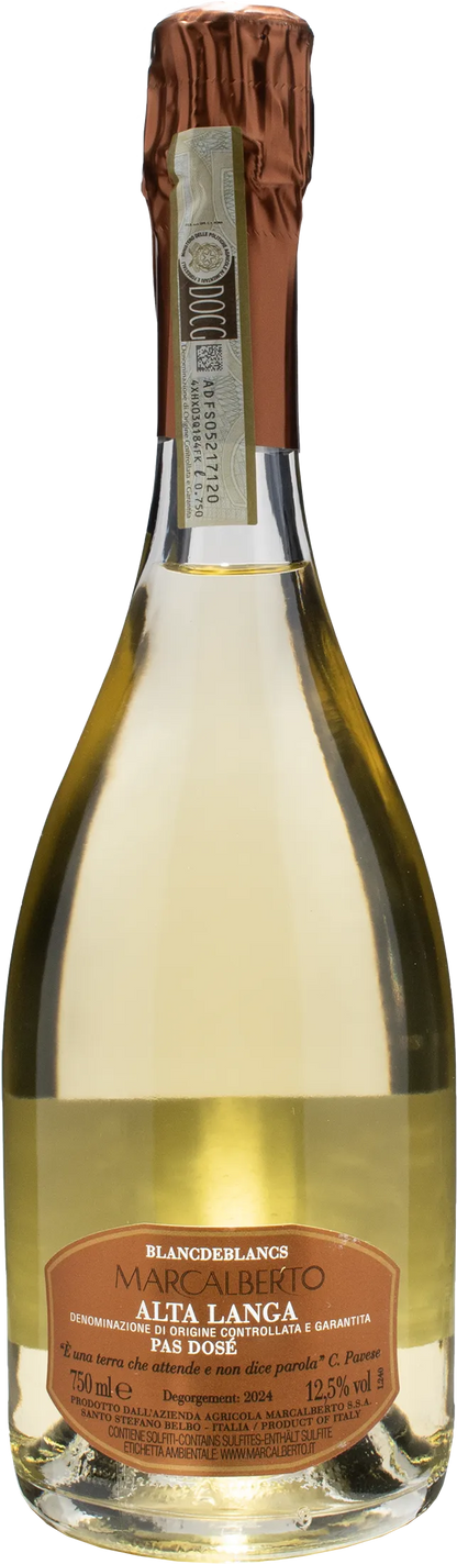 Marcalberto Alta Langa Blanc de Blancs Pas Dose 2020