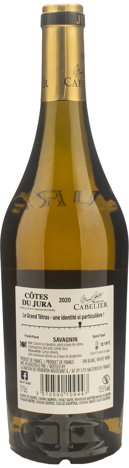 Marcel Cabelier Cote du Jura Savagnin 2020