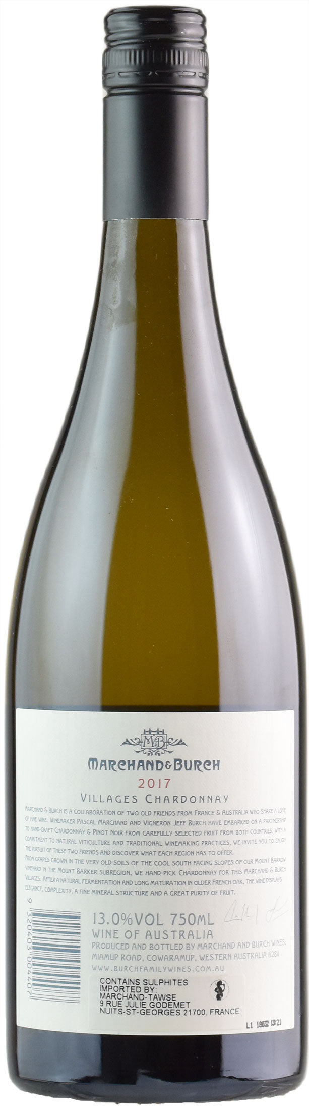 Marchand & Burch Villages Chardonnay 2017