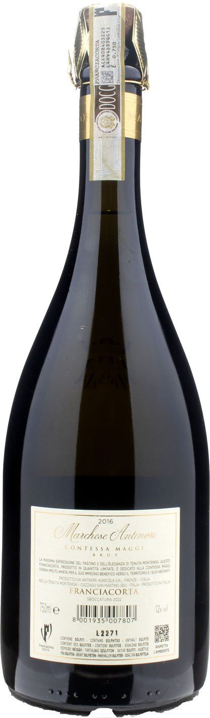 Marchese Antinori Franciacorta Contessa Maggi Brut 2016