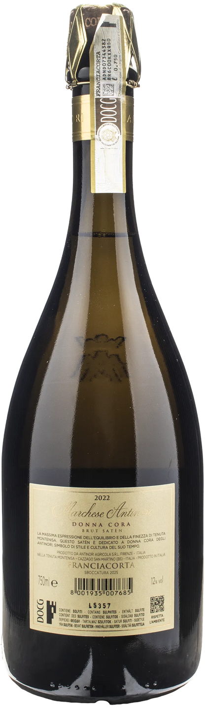 Marchese Antinori Tenuta Montenisa Franciacorta Brut Saten Donna Cora 2022