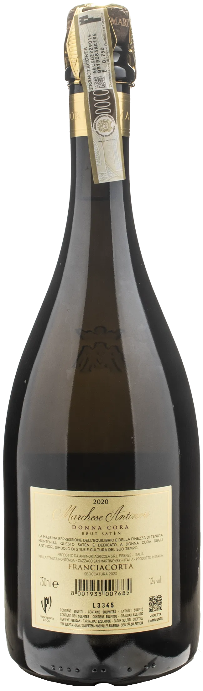 Tenuta Montenisa Franciacorta Satèn Donna Cora 2020