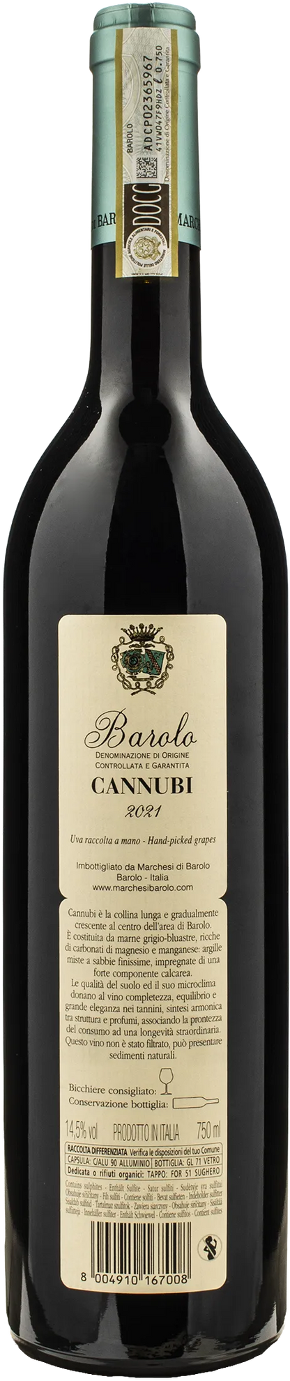 Marchesi di Barolo Barolo Cannubi 2021