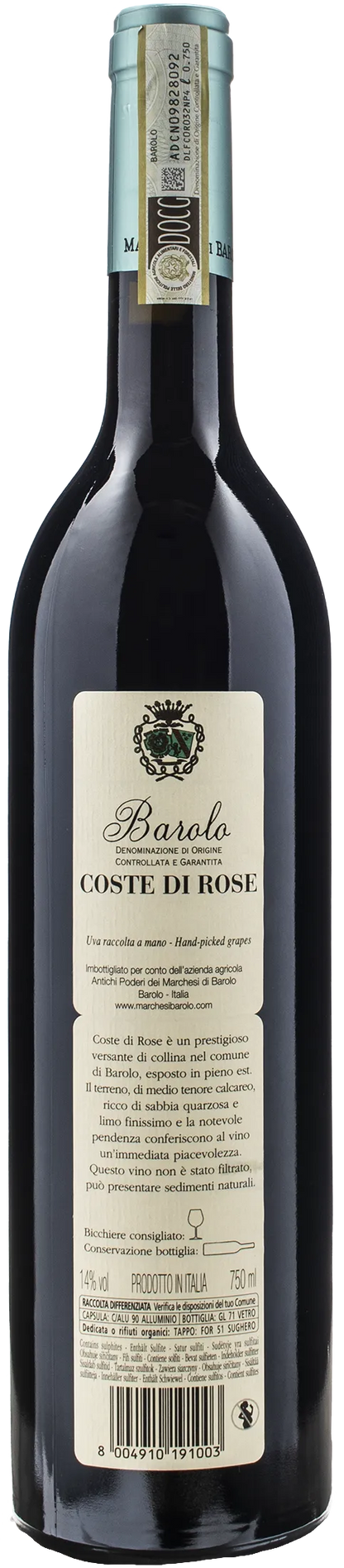 Marchesi di Barolo Barolo Coste di Rose 2018