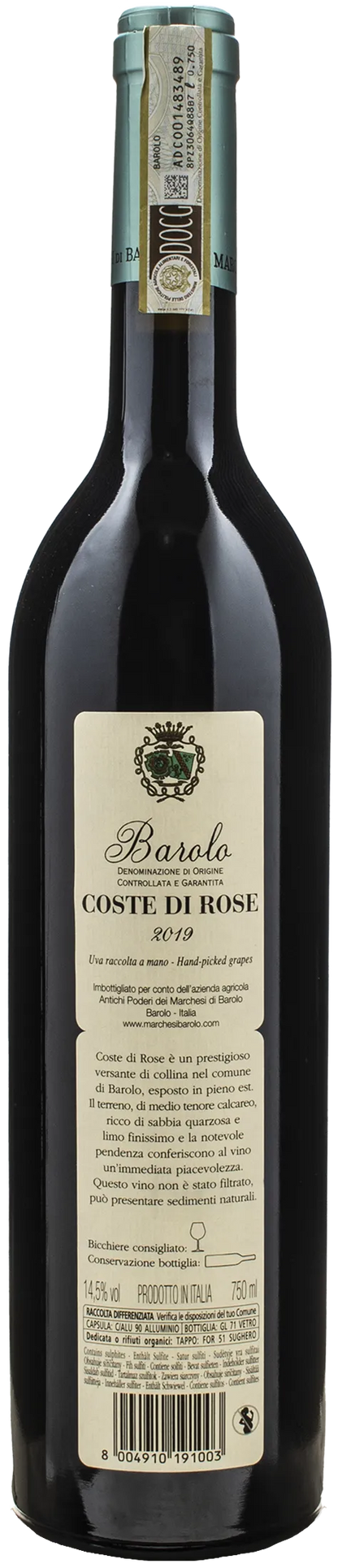 Marchesi di Barolo Barolo Coste di Rose 2019
