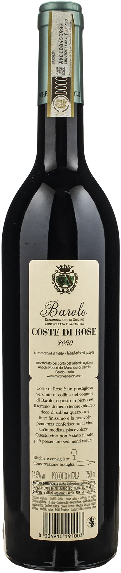 Marchesi di Barolo Barolo Coste di Rose 2020