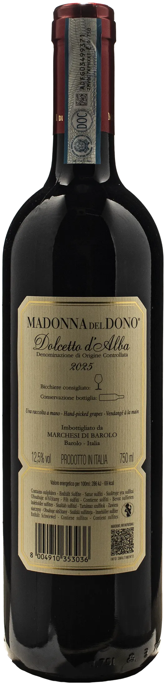 Marchesi di Barolo Dolcetto d'Alba Madonna del Dono 2025