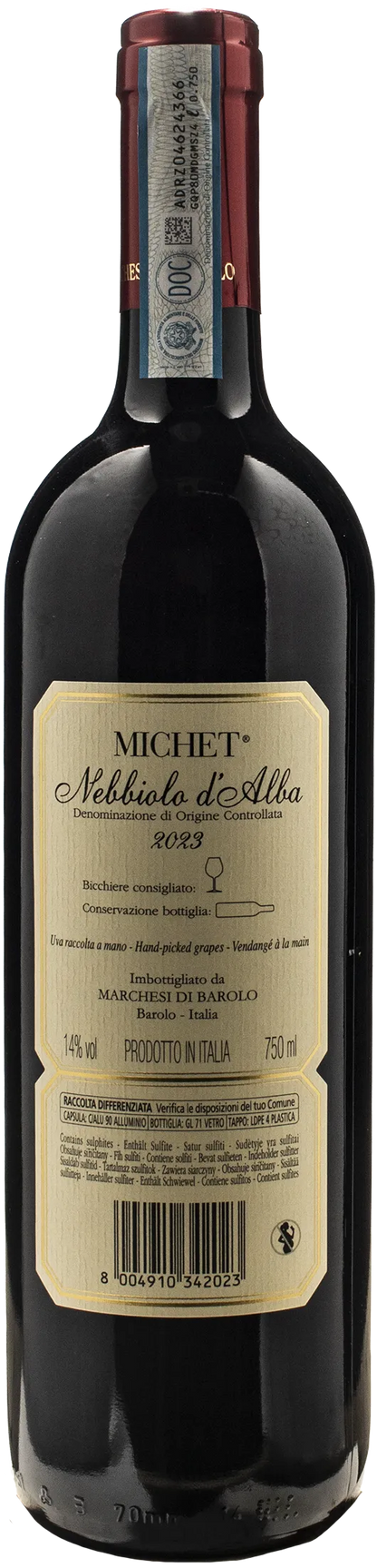 Marchesi di Barolo Nebbiolo d'Alba Michet 2023