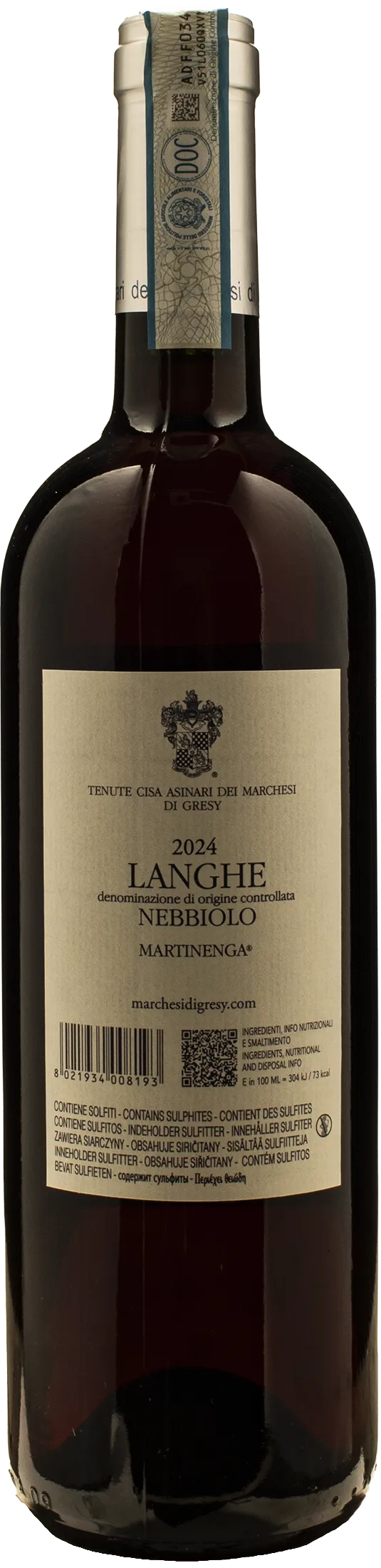 Marchesi di Gresy Langhe Nebbiolo Martinenga 2024