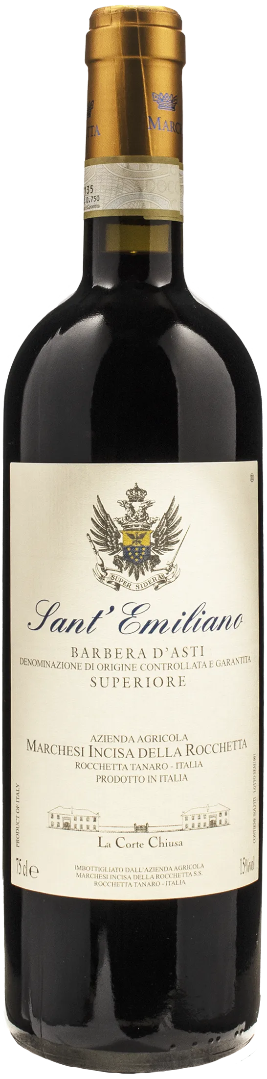 Marchesi Incisa della Rocchetta Barbera d'Asti Superiore Sant'Emiliano 2019