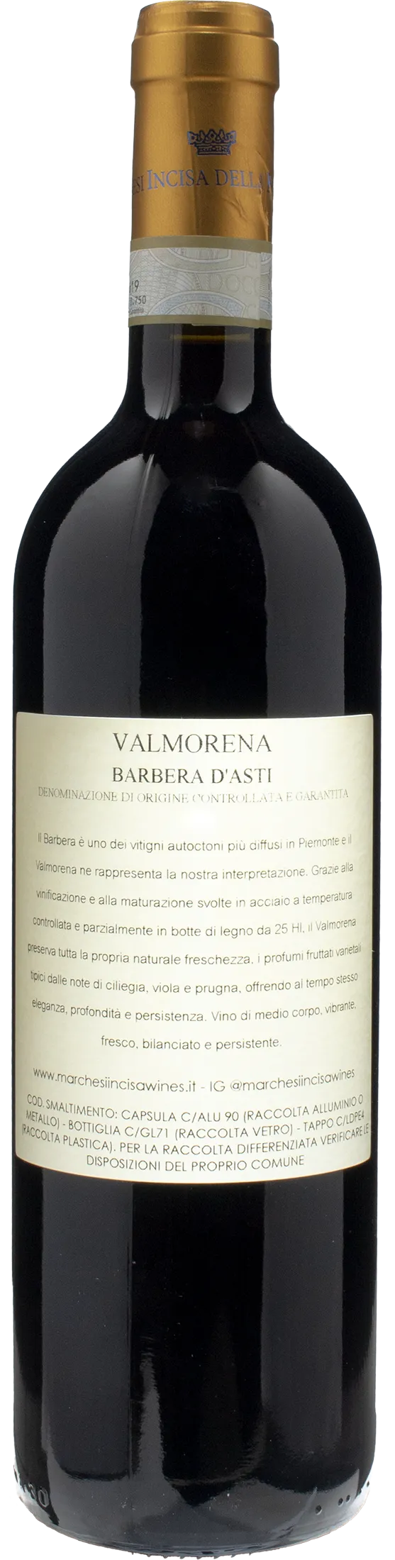 Marchesi Incisa della Rocchetta Barbera d'Asti Valmorena 2022
