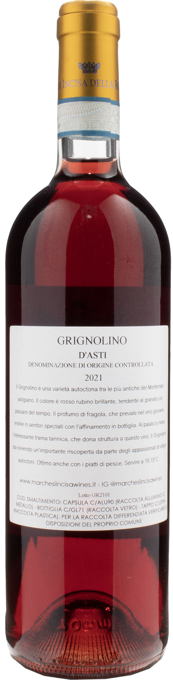 Marchesi Incisa della Rocchetta Grignolino d'Asti 2021