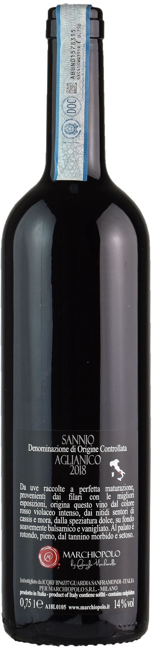 Marchiopolo Sannio Aglianico 2018