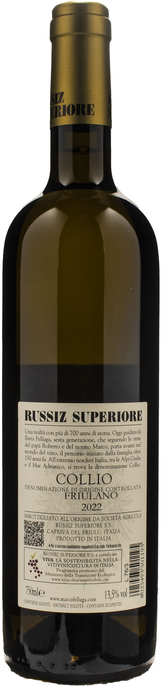Russiz Superiore Collio Friulano 2022