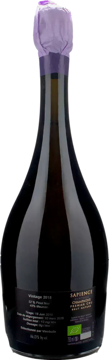 Marguet Champagne 1er Cru Sapience Brut Nature Vintage 2018