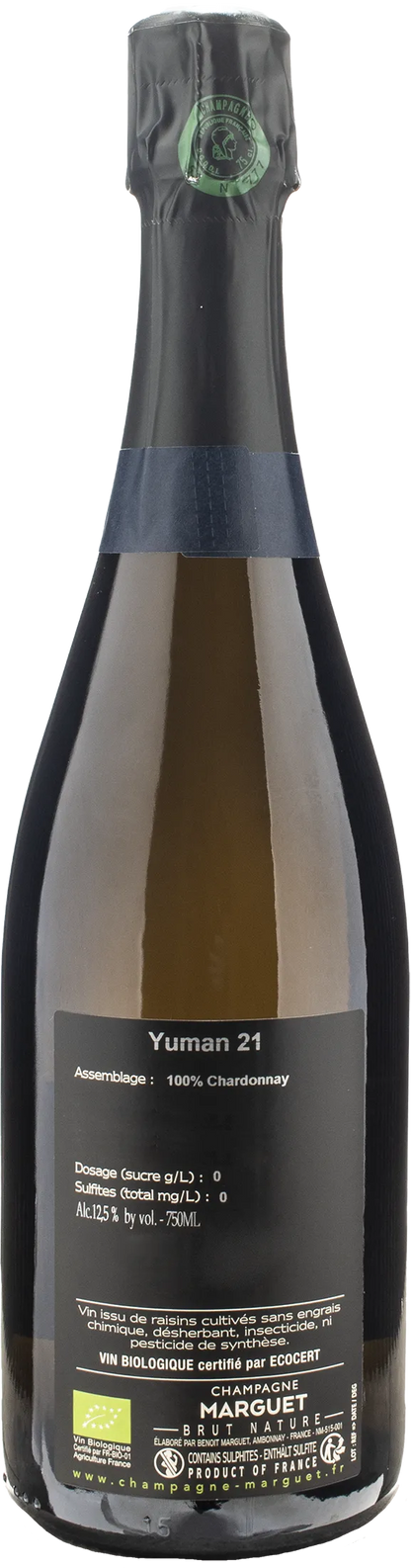 Marguet Champagne 1r Cru Yuman 21 Brut Nature