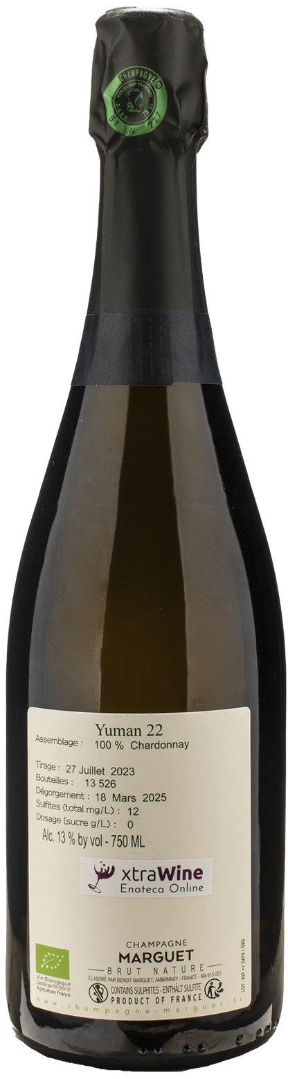 Marguet Champagne 1er Cru Yuman 22 Brut Nature