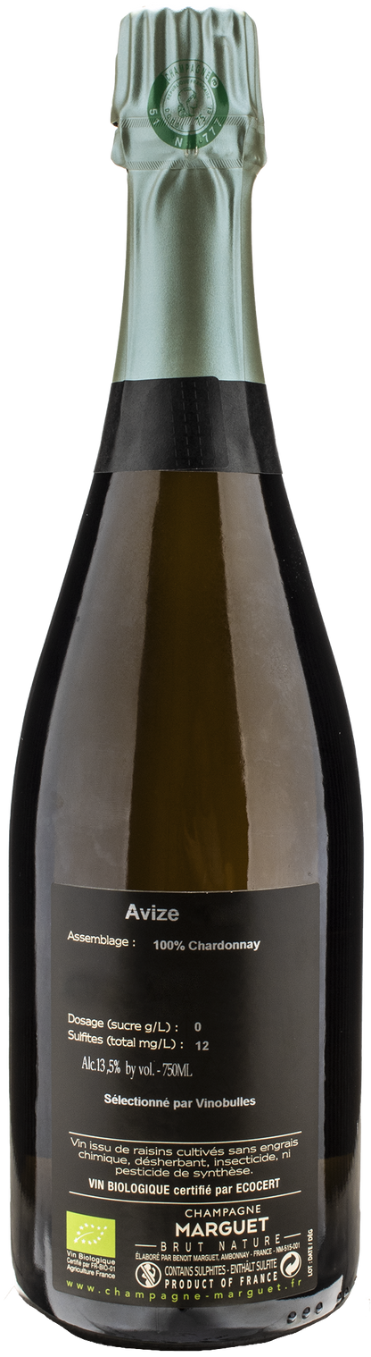 Marguet Champagne Grand Cru Avize Brut Nature 2019