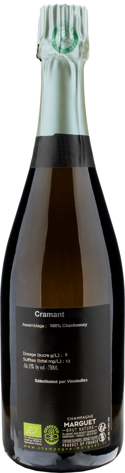 Marguet Champagne Grand Cru Cramant Brut Nature 2019