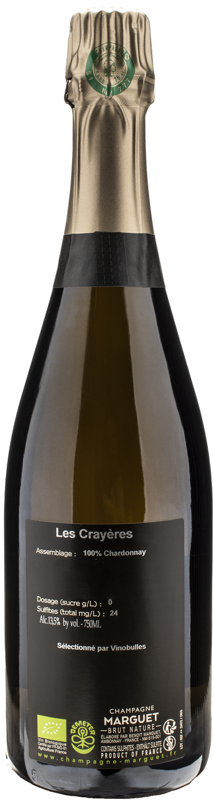 Marguet Champagne Grand Cru Les Crayeres Brut Nature 2019