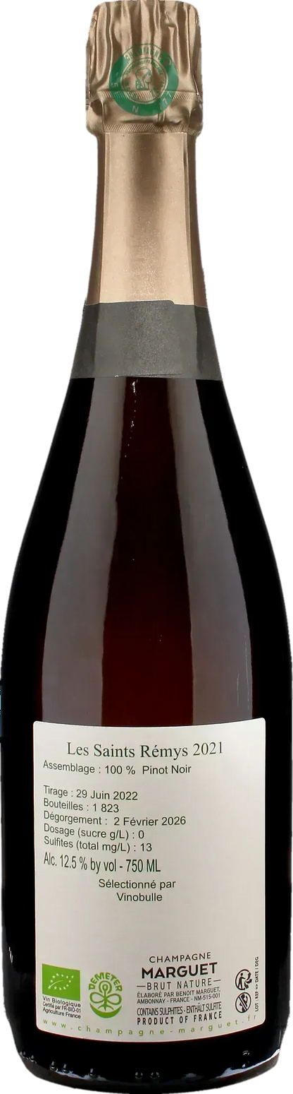 Marguet Champagne Grand Cru Les Saints Remys Brut Nature 2021