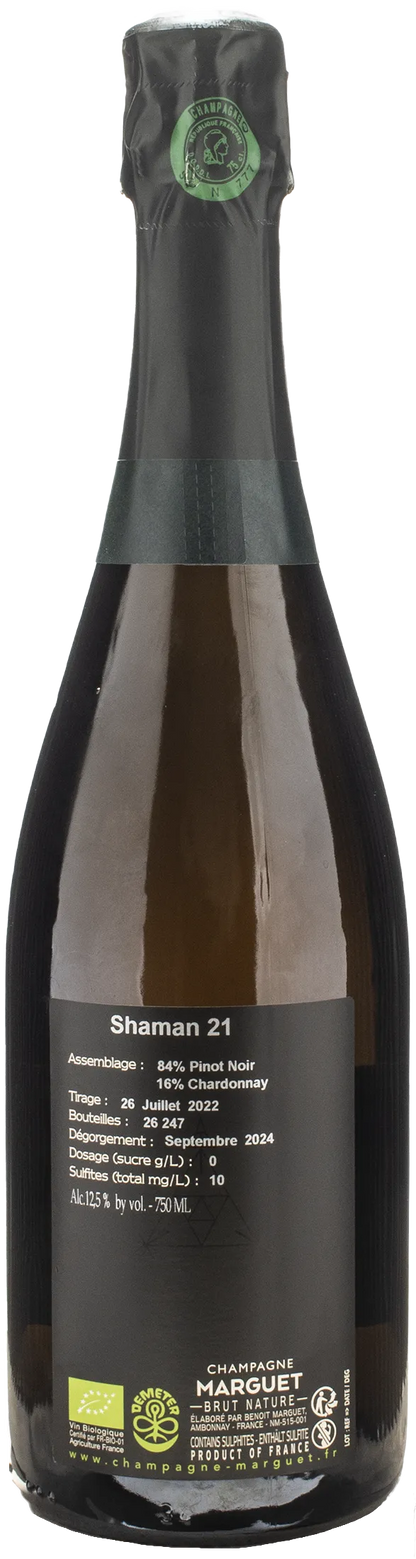 Marguet Champagne Grand Cru Shaman 21 Brut Nature