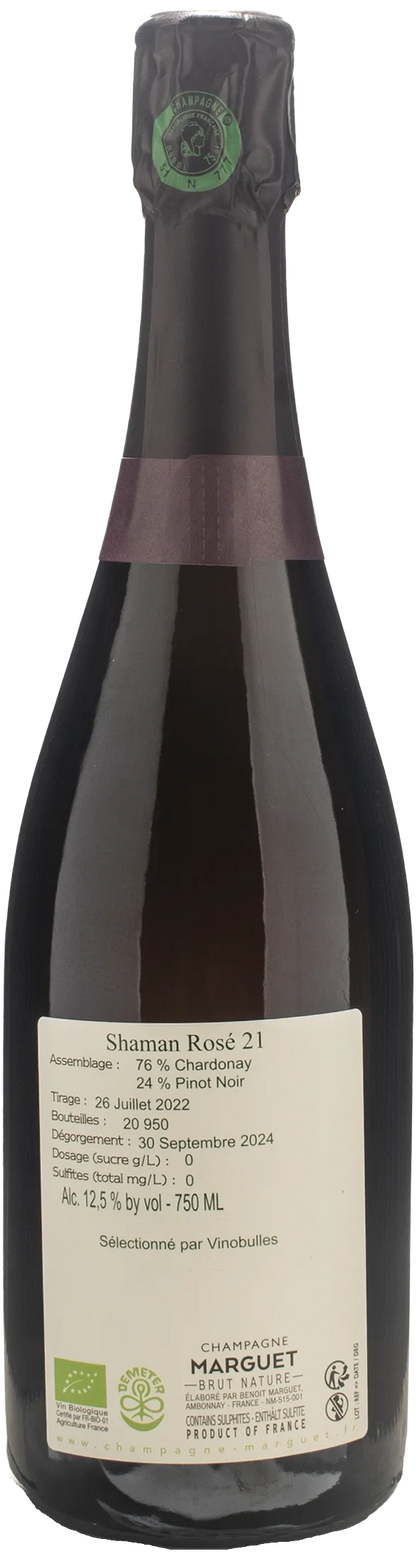 Marguet Champagne Grand Cru Shaman 21 Rosè Brut Nature