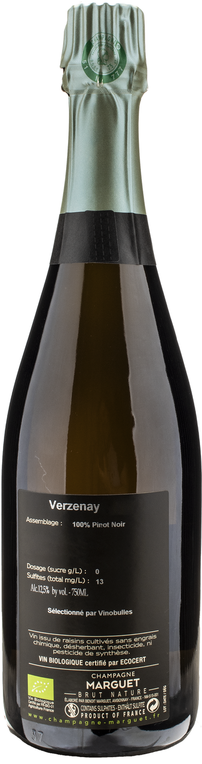 Marguet Champagne Grand Cru Verzenay Brut Nature 2019