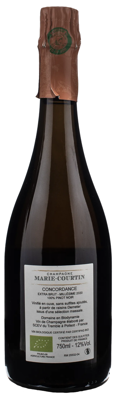 Marie Courtin Champagne Extra Brut Concordance 2020
