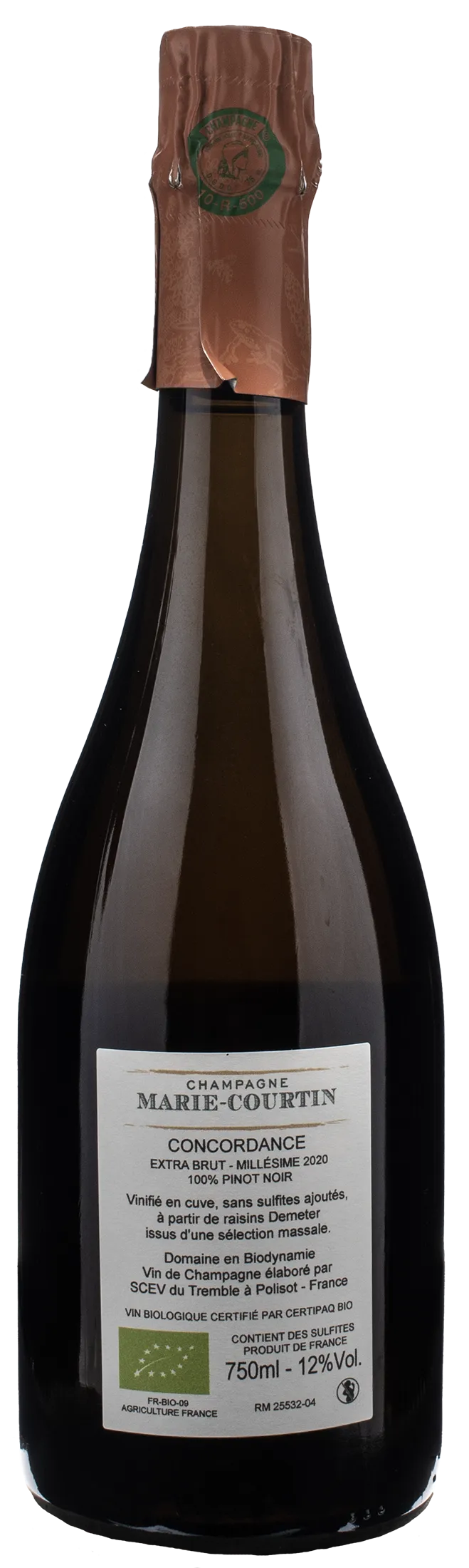 Marie Courtin Champagne Extra Brut Concordance 2020