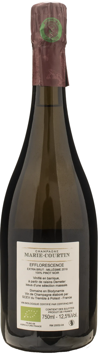 Marie Courtin Champagne Extra Brut Efflorescence 2019