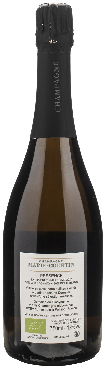Marie Courtin Champagne Presence Millesime Extra Brut 2020