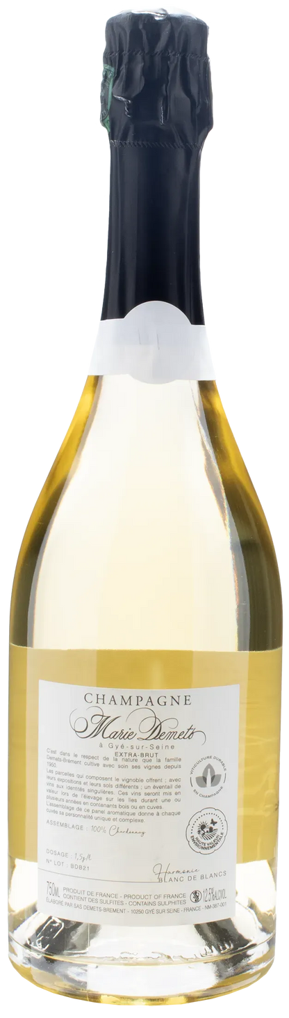 Marie Demets Champagne Blanc de Blancs Harmonie Extra Brut